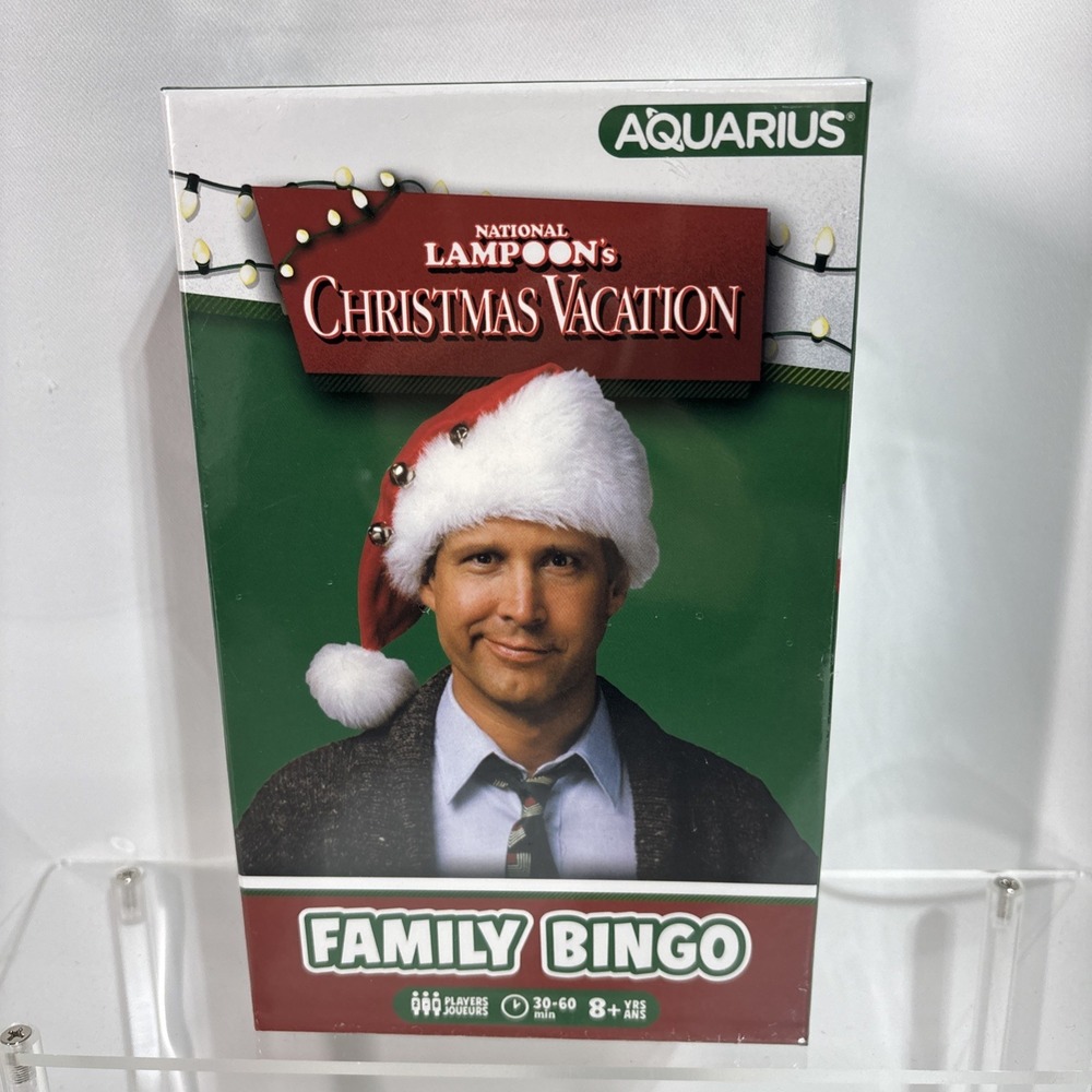 NEW National Lampoon's Christmas Vacation Family Bingo Game Board Clark Griswold
